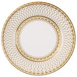 Talking Tables Goud papieren versierd bord Large 28 cm set van 8