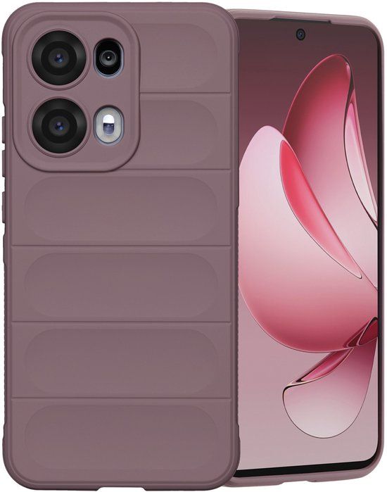 imoshion EasyGrip Backcover - Paars - Geschikt voor Oppo Reno 13 Pro
