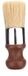 Bol 2 brosses à onguent à manche court pour le soin des meubles, du cuir et du bois. Brosse avec poignée confortable et poils doux. Brosses de lavage pour les intérieurs de maison et de voiture (brun).