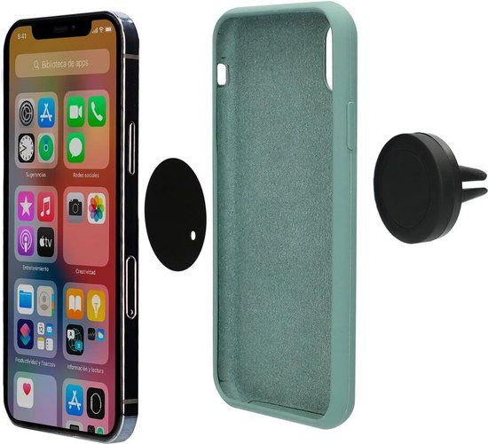 Contact Magnetische Mobiele Telefoonhouder voor in Auto Contact Zwart