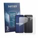 Savvies 3 Stuks Screenprotector - Geschikt voor Xiaomi Poco X8 Pro Max (Voor+Achter) - Transparant