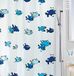 Spirella Anti-schimmel douchegordijn Hugo Blue Antibacterieel, wasbaar, waterdicht vinyl 180x200cm