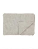Marc O'Polo Nordic Knit Plaid Smoke blue - 130x170 cm