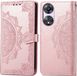 iMoshion Hoesje Oppo A58 - Book Case - Rosé Goud - Met Pasjeshouder
