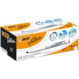 BIC Velleda 1741 Whiteboard Marker (ronde punt, lijndikte 1,4 mm) doos à 12 stuks, zwart