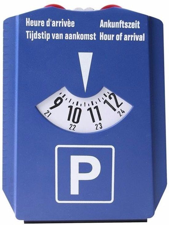 ProPlus Luxe blauwe parkeerschijf met krabber - 8719538329454