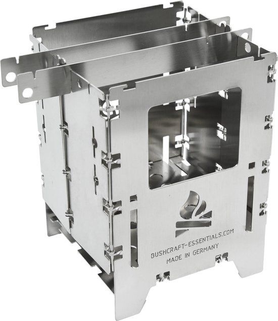 Bushcraft Essentials Bushbox LF - Grijs - Spiritus Kooktoestel - 55 cm