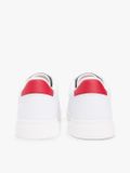 Tommy Hilfiger Dames Laarzen Wit/Rood Leer Maat 36