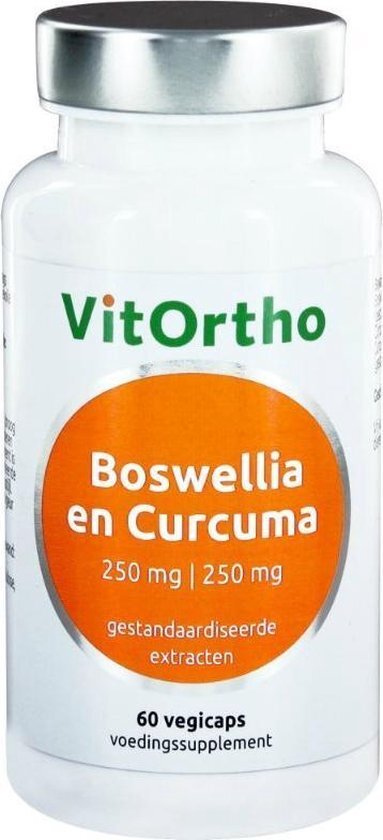 VitOrtho Boswellia 250 mg en Curcuma 250 mg