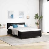 Maison Exclusive - Lit boxspring avec matelas noir 160 x 200 cm, velours