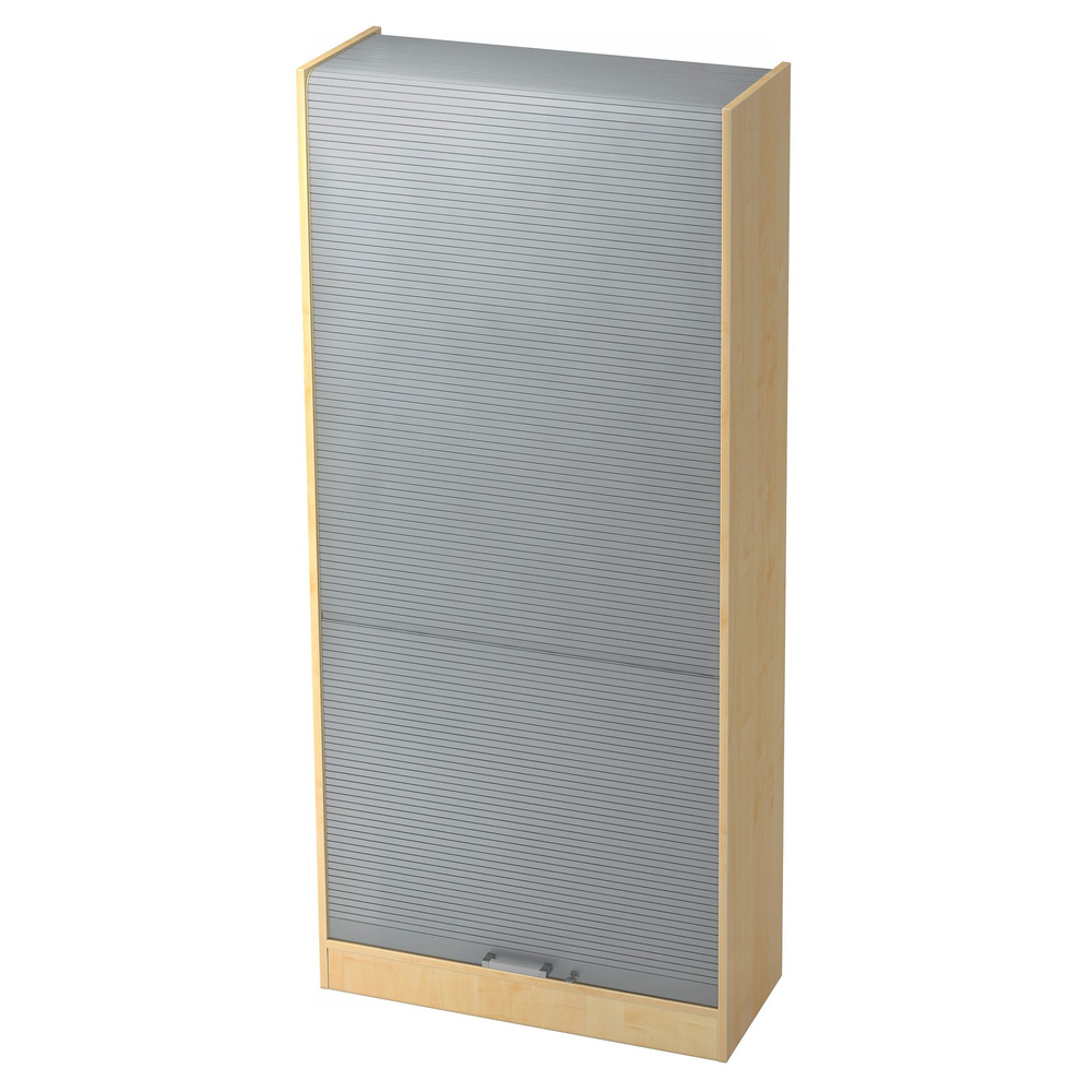 hjh OFFICE PRO Wandkast | Esdoorn/Zilver | 90 x 40 x 200,4 cm | Signa R90 CE