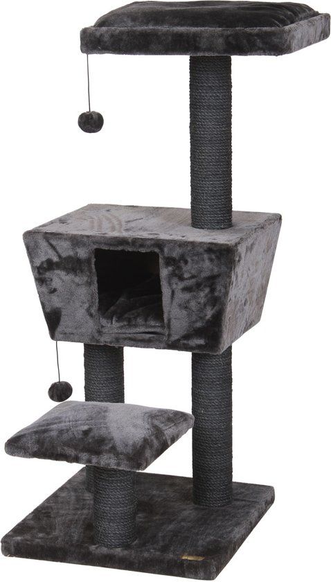 Trixie Ebi Trend New Jersey Krabpaal - 48 x 48 x 114 cm - Grijs
