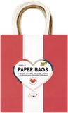 folia Papieren draagtas CLASSIC, maat M, diverse kleuren