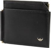 Golden Head Leren kaarthouder geldclip Polo Clip-Scheintasche 1960 Schwarz zwart