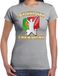 Bellatio Decorations Verkleed shirt voor dames - Portugal - grijs - voetbal supporter - themafeest XXL