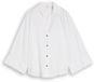 Tom Tailor Oversized blouse met linnen - White - Maat 44