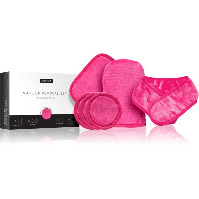 Notino Spa Collection Make-up removal set zestaw do demakijażu z mikrofibry Pink 3760275383600