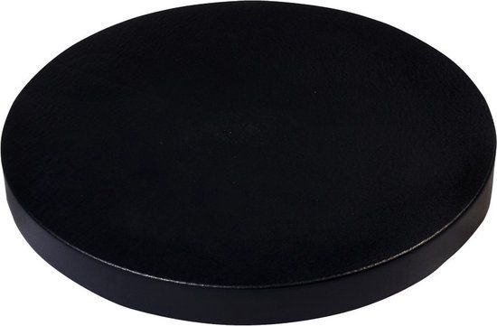 Nature Planttrolley met wieltjes - Ø29cm - Zwart - Kunststof