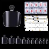 Goodbitz® - Nageltips - Tenen - 500 stuks - Transparant