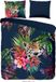 Pure dekbedovertrek bladeren en een luipaard - Lits jumeaux 240x200/220 cm - Multi - Microvezel