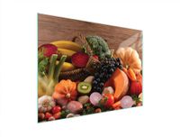 TMK ArtDeko Glas Beschermplaat voor fornuis 70x52 cm