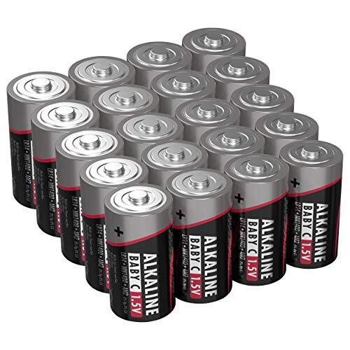Ansmann Batterijen Baby C LR14 20 stuks 1,5 V - alkalinebatterij, duurzaam en lekvrij - ideaal voor speelgoed, led-zaklamp, radio, modelbouw enz