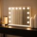 SensaHome Hollywood Miroir de maquillage Pro avec éclairage - Blanc - 60x40cm
