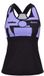 Santini Enigma X Ironman Mouwloos Fietstrui Paars L Vrouw