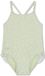 Swim Essentials Groen Bloemen Meisjes UV Badpak - Maat 98/104