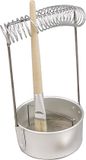 Merkloos / Sans marque Creativ Company B.V. Penseelreiniger van aluminium - Penselen/kwasten reiniger - 23 cm - hobby schilderen