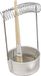 Merkloos / Sans marque Creativ Company B.V. Penseelreiniger van aluminium - Penselen/kwasten reiniger - 23 cm - hobby schilderen