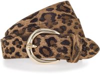 Tamaris Riem Leer - Dames - 80 cm - taupe-dunkelbraun