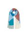 Noolur Foulard bleu / brun / vert / blanc
