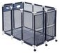 Bac de rangement pour articles de piscine, c, Rangement roulant pour articles de piscine avec poches latérales et roues, cadre en plastique robuste, panier de rangement pour jouets, flotteurs et autres accessoires de piscine