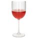 Merkloos / Sans marque Onbreekbare wijnglazen - transparant - kunststof - 480 ml