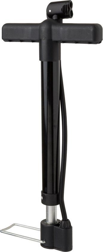 CORDO Vloerpomp met klapvoet en slang - Zwart