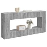 vidaXL Wandtafel Grijze Sonoma 155 x 29 x 74 cm Geconstrueerd hout
