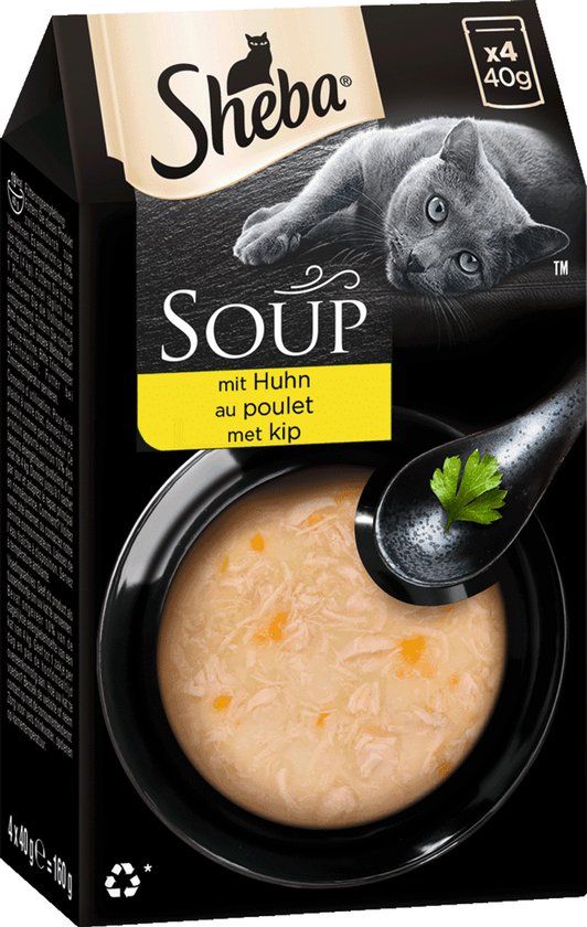 Sheba Soup Kip 4 x 40 gr