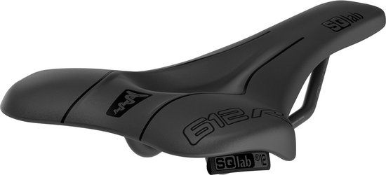 SQlab 612 Ergowave R Zadel - 12cm - Zwart - Mountainbike - Unisex
