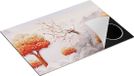 Chefcare Inductie Beschermer 3D Illustratie Hert - Abstract - 75x50 cm - Inductie Mat