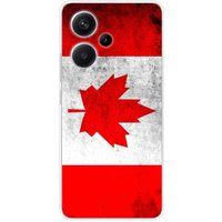 Xiaomi Drapeau Canada Bedrukt siliconen hoesje compatibel met Xiaomi Redmi Note 13 Pro Plus 5G