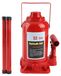 Cric hydraulique - Cric de voiture - 32 tonnes maximum - Plaque d'acier épaisse - Construction monobloc en fonte - Rouge