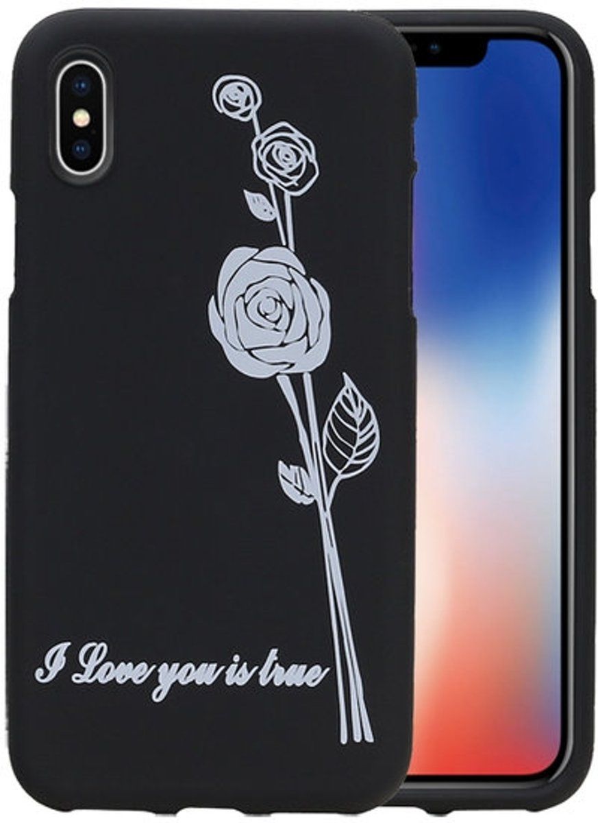 Best Cases Roos TPU back case cover Hoesje voor Apple iPhone X - 8718883912649