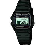 Casio Collection W-59-1VQES Unisexhorloge 34 mm - Zwart