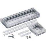Fibox B12 10621-45 3730621 Plaque avant plastique Gris 1 pièce(s)