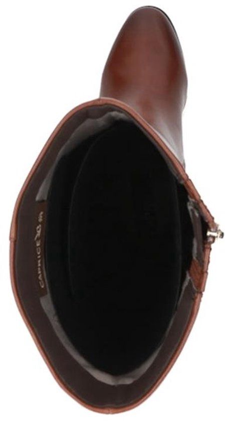 Caprice 9-25502-45 303 Cognac Francesca Leather High Boots Cognac