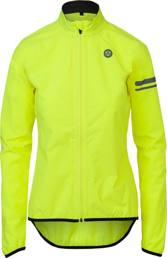 AGU Regenjas II Essential Dames - Hi-vis Neon Yellow - L - Winddicht - Waterdicht