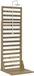 vidaXL Douche d'extérieur 225 cm Bois de pin Inox Naturel