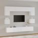 Prolenta Maison Exclusive - Ensemble De Meubles Tv 8 Pcs Blanc Bois D'Ingénierie