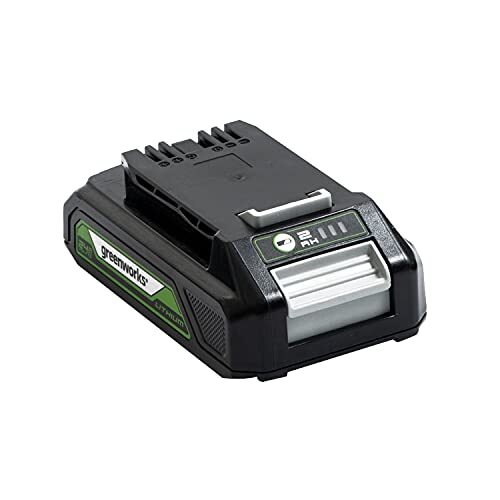 Greenworks G24B2 2e generatie, krachtige en oplaadbare lithium-ion-accu, 24 V, 2,0 Ah, geschikt voor alle apparaten en accu's uit de 24 V-serie van